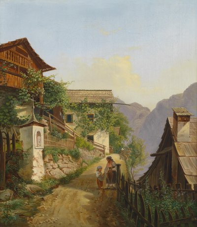 Motif from Hallstatt by Carl Franz Michael Geyling